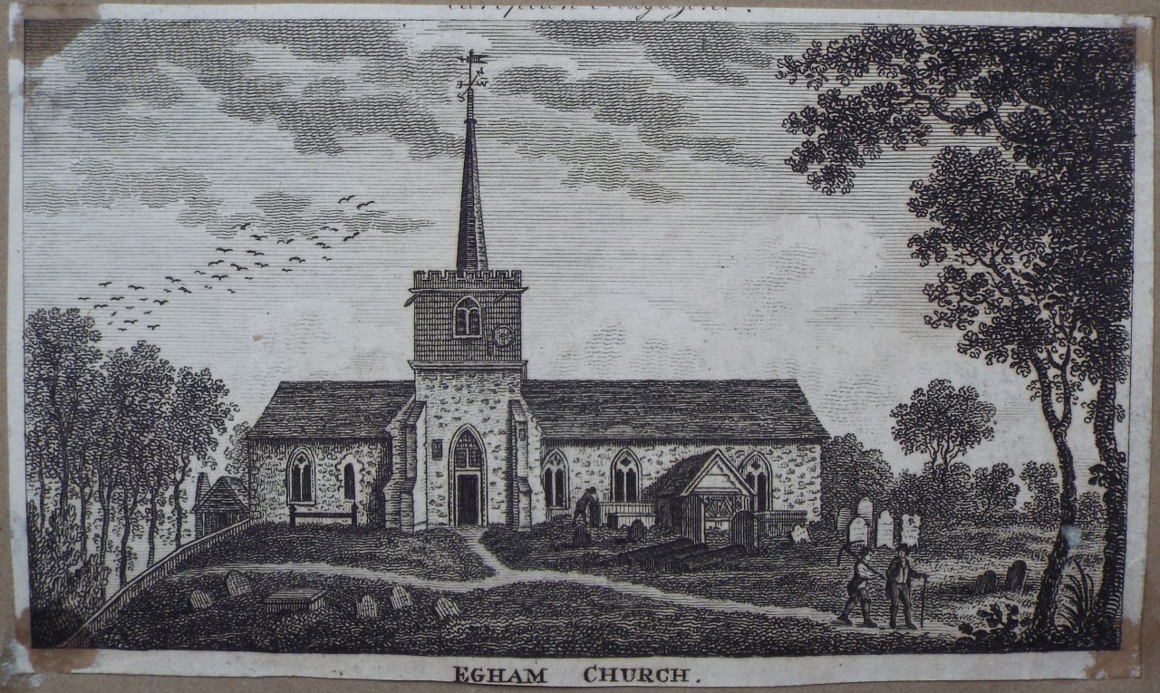Print - Egham Church.
