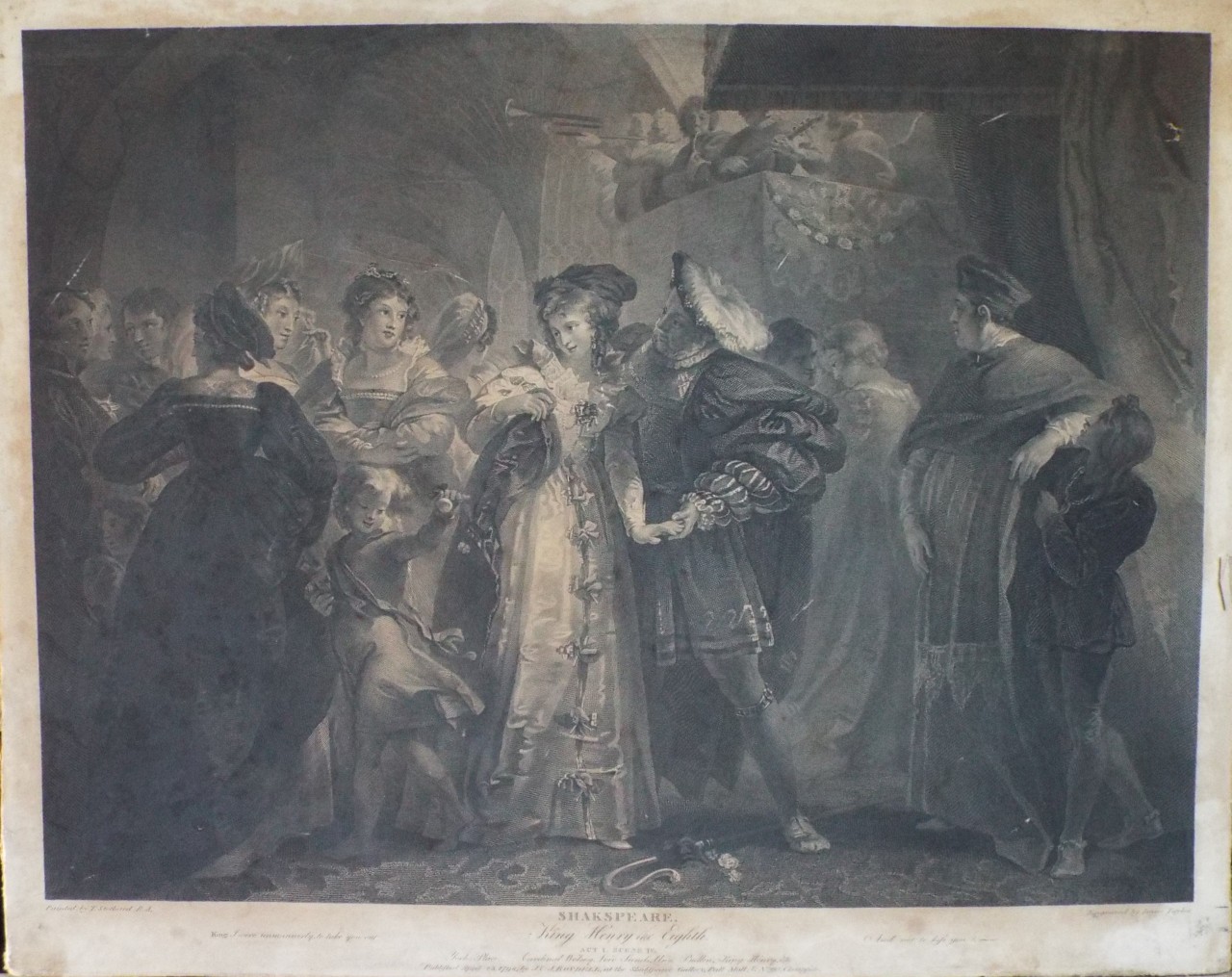 Print - Shakespeare. King Henry the Eighth. Act I. Scene IV. - Taylor