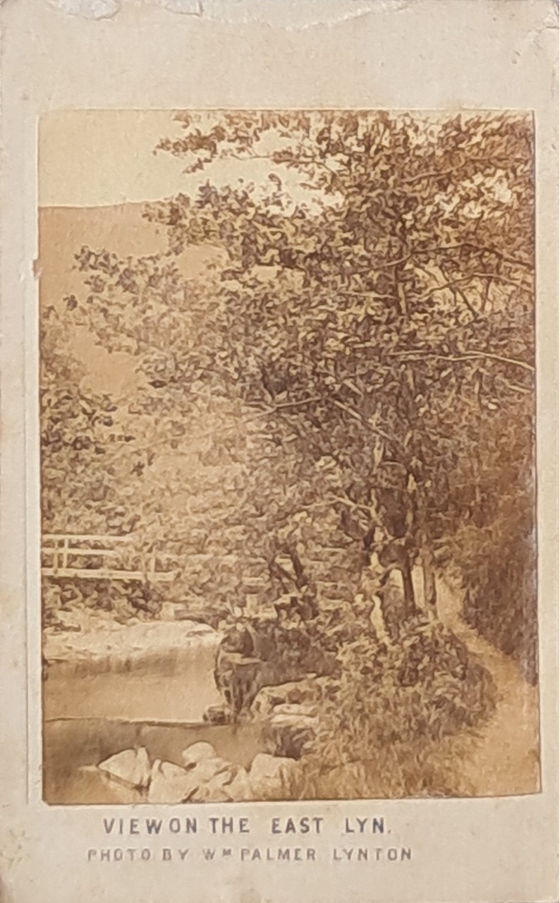 Photograph - View on the East Lyn.