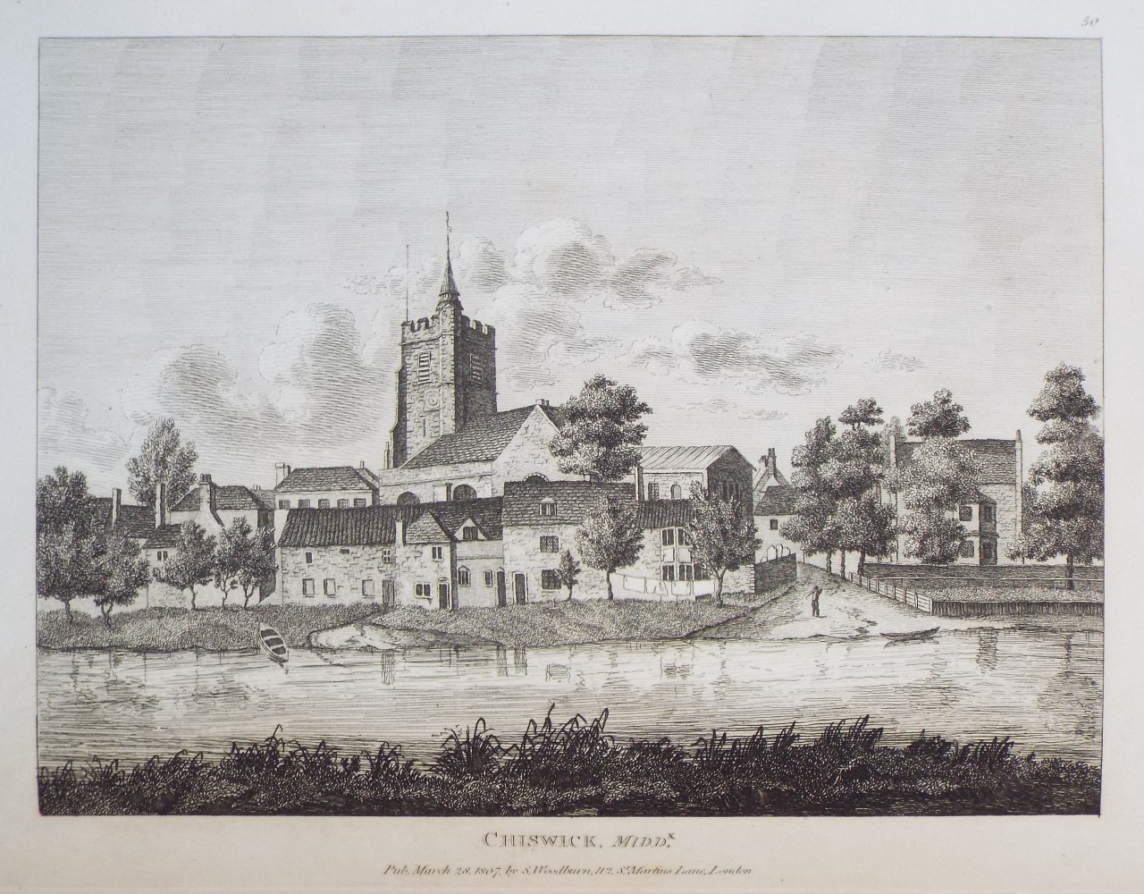 Print - Chiswick, Middx.