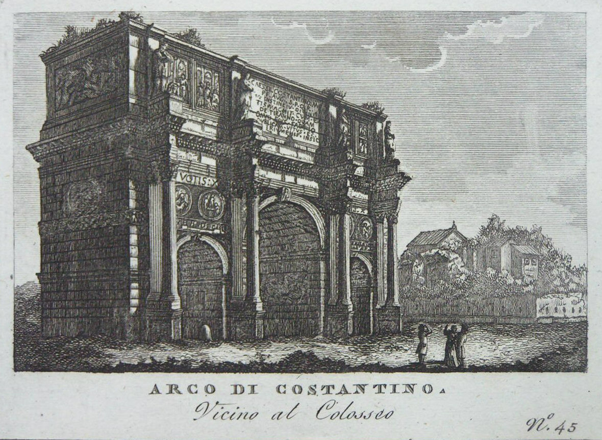 Print - Arco di Constantino. Vicino al Colosseo