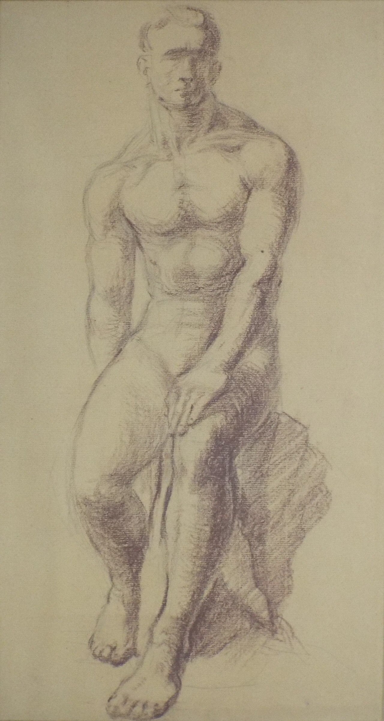 Pencil - (Male nude)