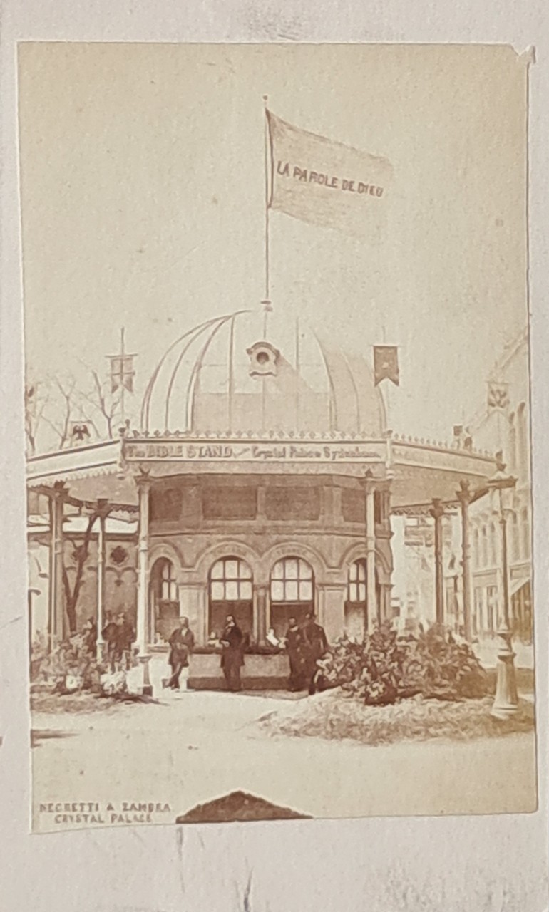 Photograph - Bible Stand from the Crystal Palace, Sydenham, displayed at the Exposition Universelle in Paris in 1867.