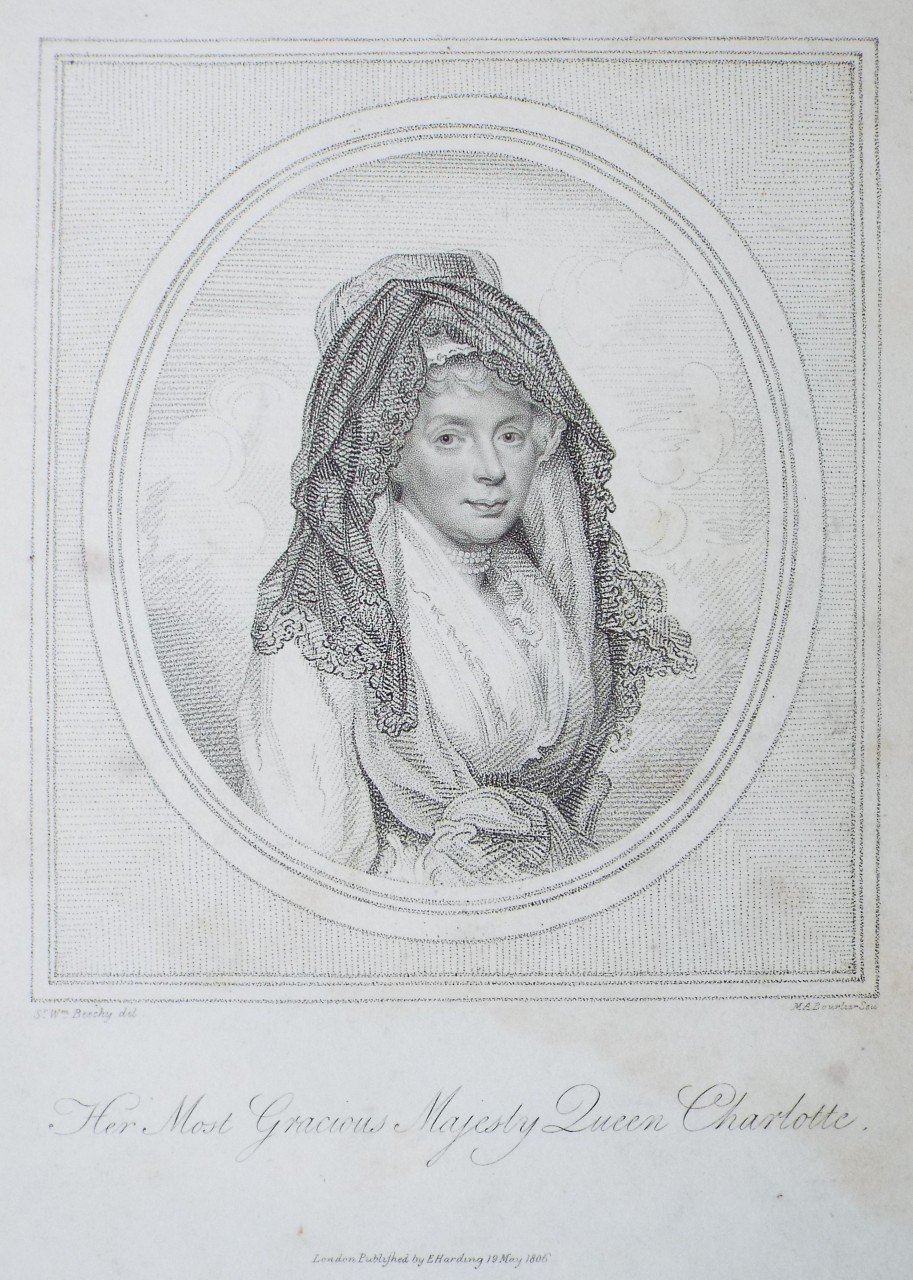 Stipple - Her Most Gracious Majesty Queen Charlotte. - Bourlier