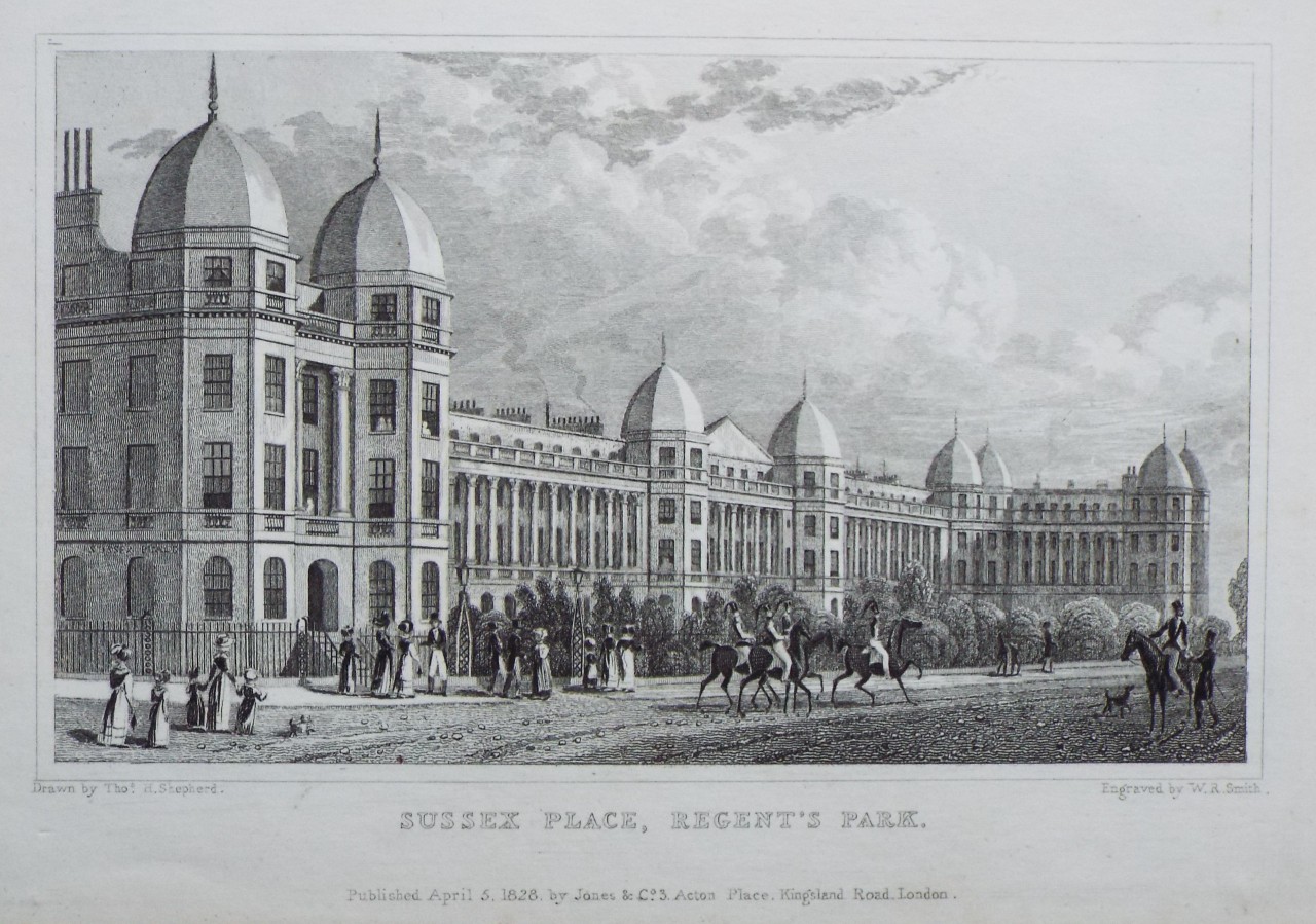 Print - Sussex Place, Regent's Park. - Smith
