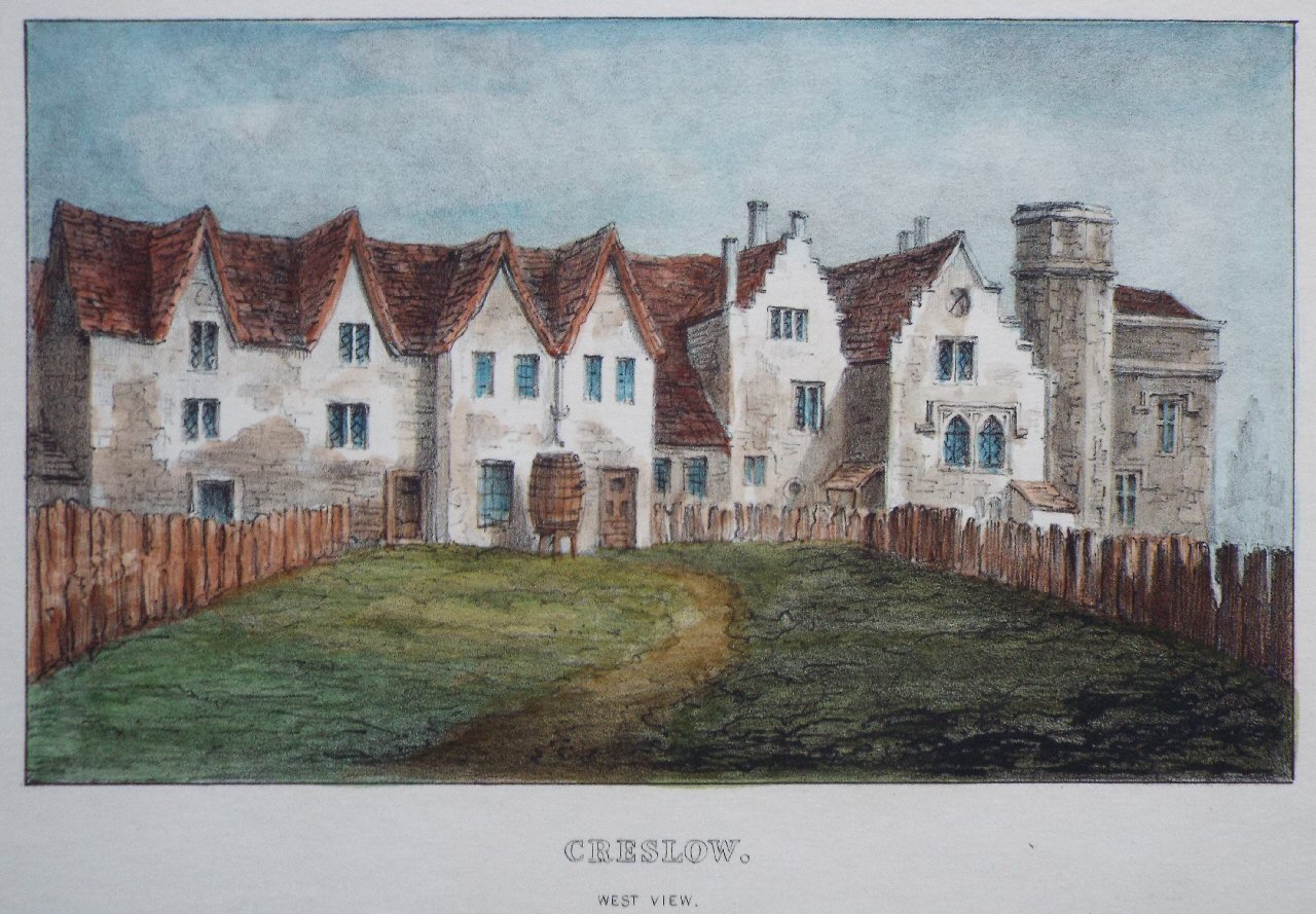 Lithograph - Creslow. West View