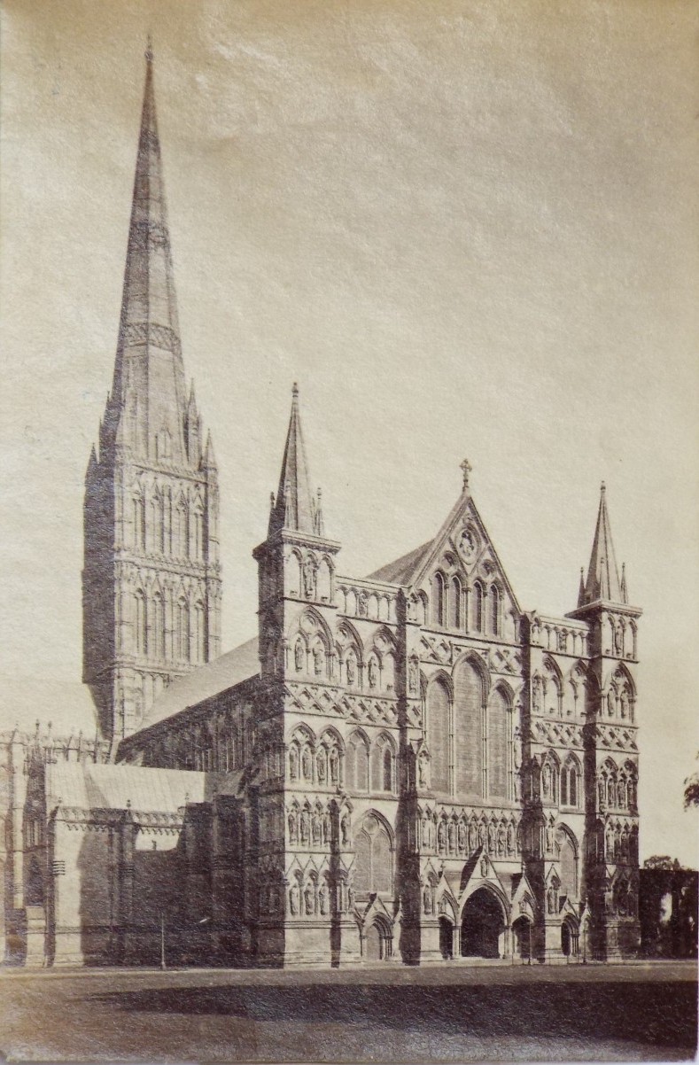 Photograph - Salisbury Cathedral from NW