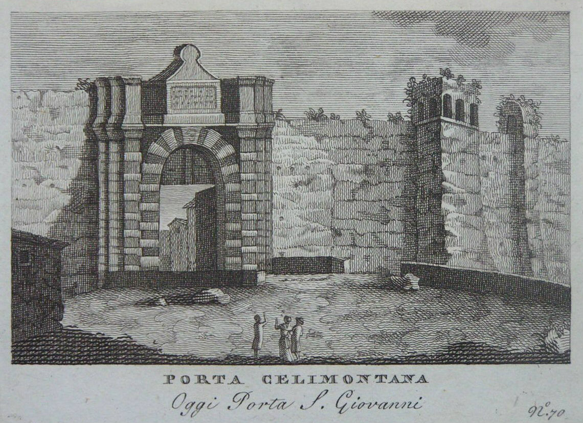 Print - Porta Celimontana Oggi Porta S. Giovanni