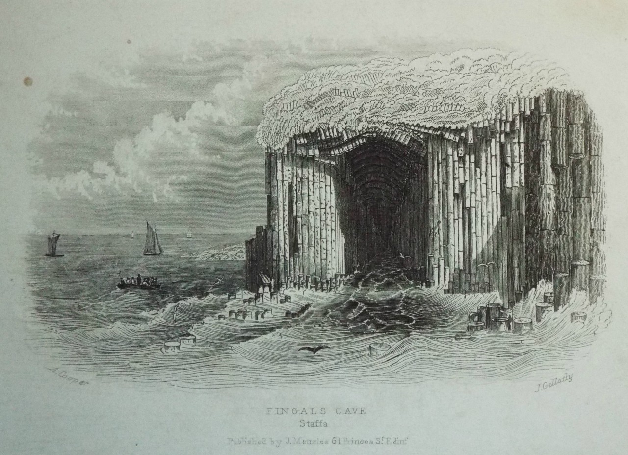 Steel Vignette - Fingal's Cave Staffa - Gellatly