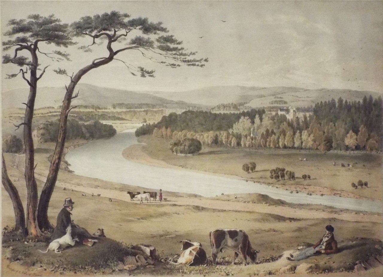 Lithograph - Abbotsford & Vale of Tweed