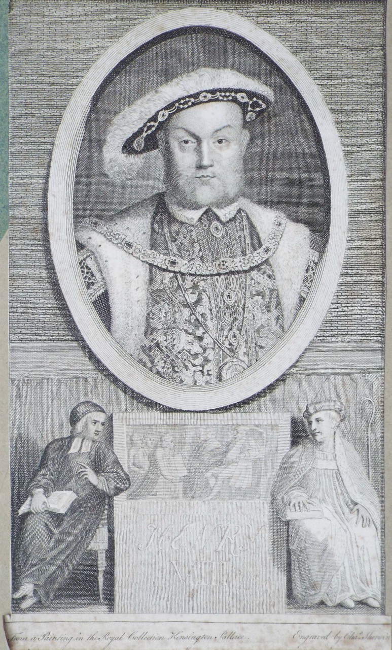 Print - Henry VIII From a Painting in the Royal Collection Kensington Palace. - Sherwin