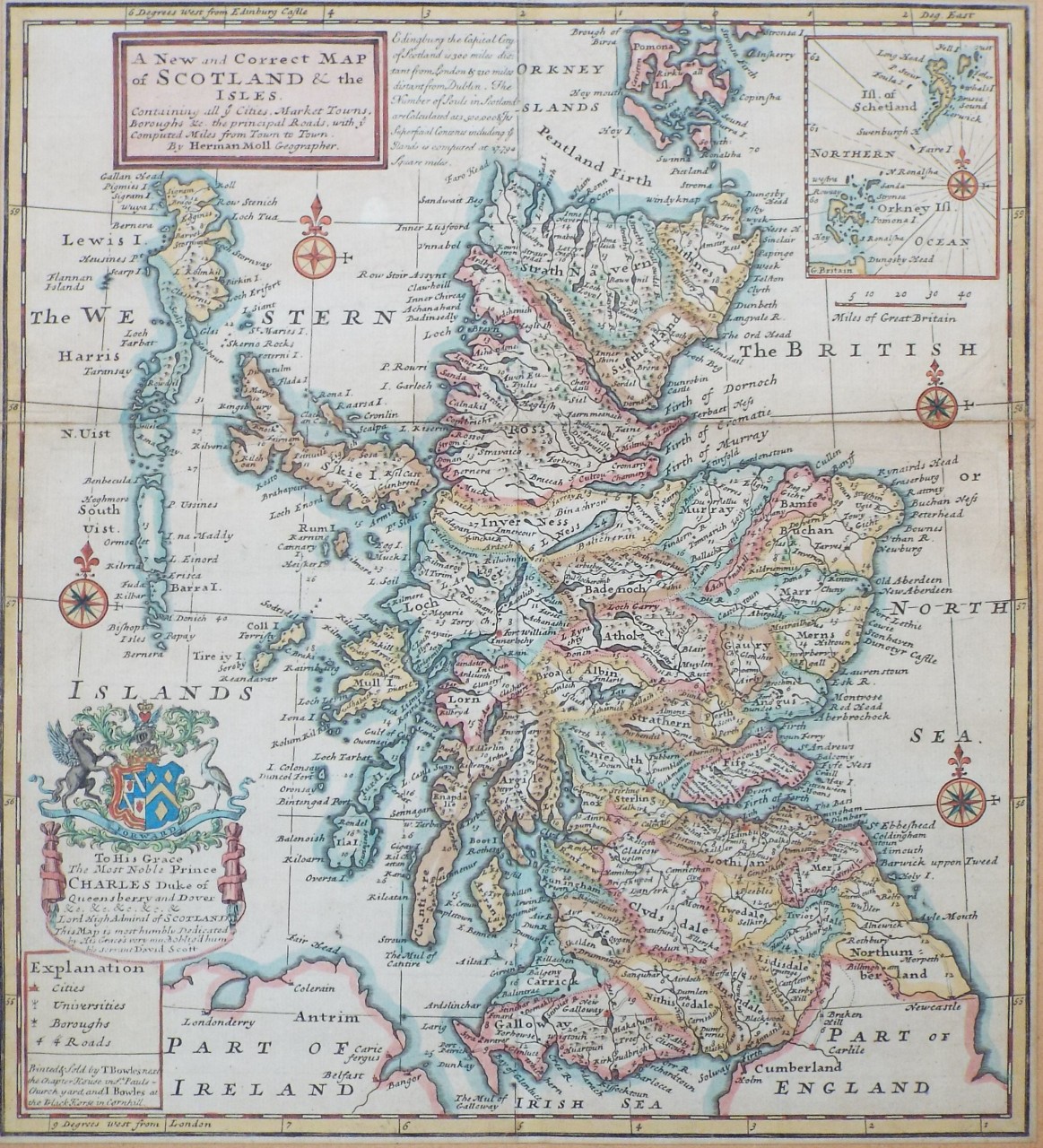 Map of Scotland