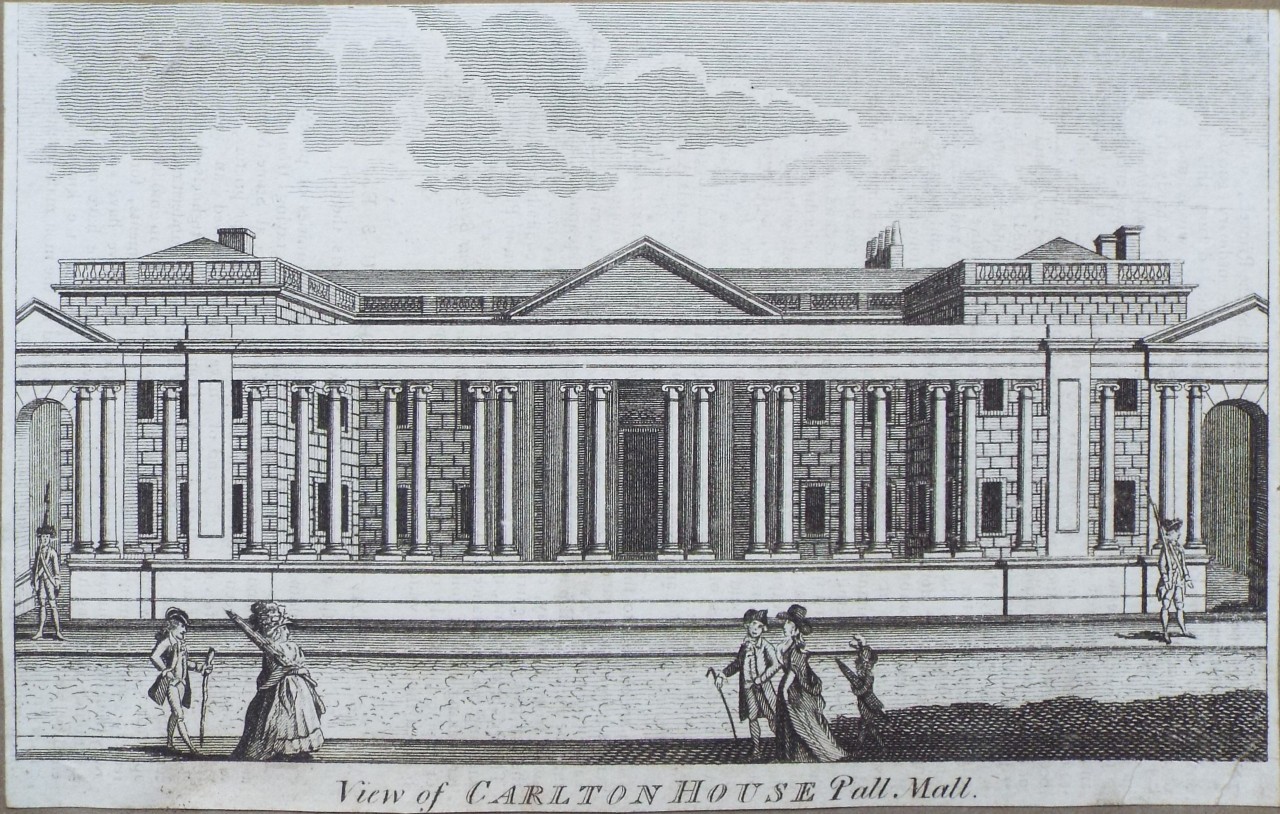 Print - View of Carlton House Pall Mall.