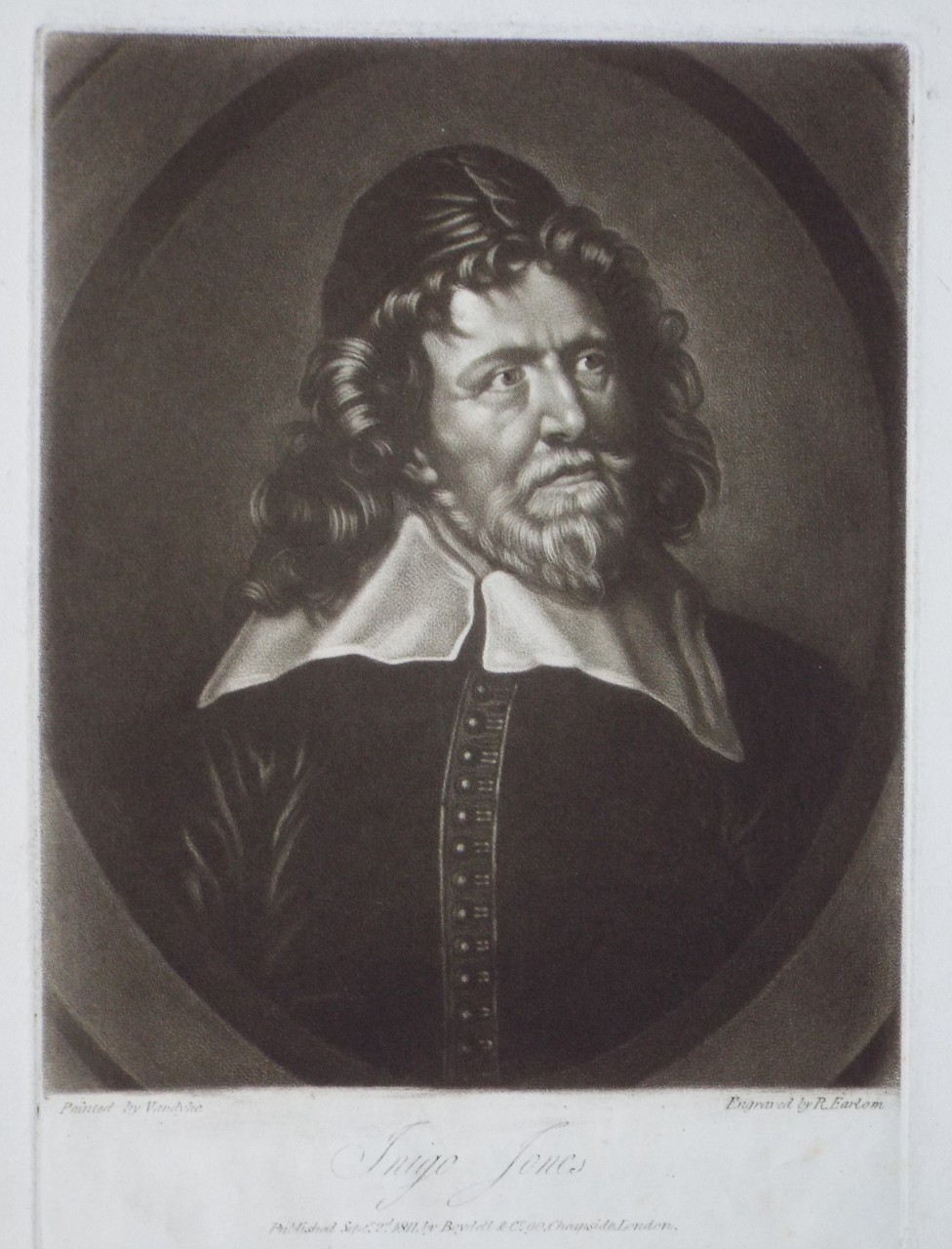 Mezzotint - Inigo Jones - Earlom