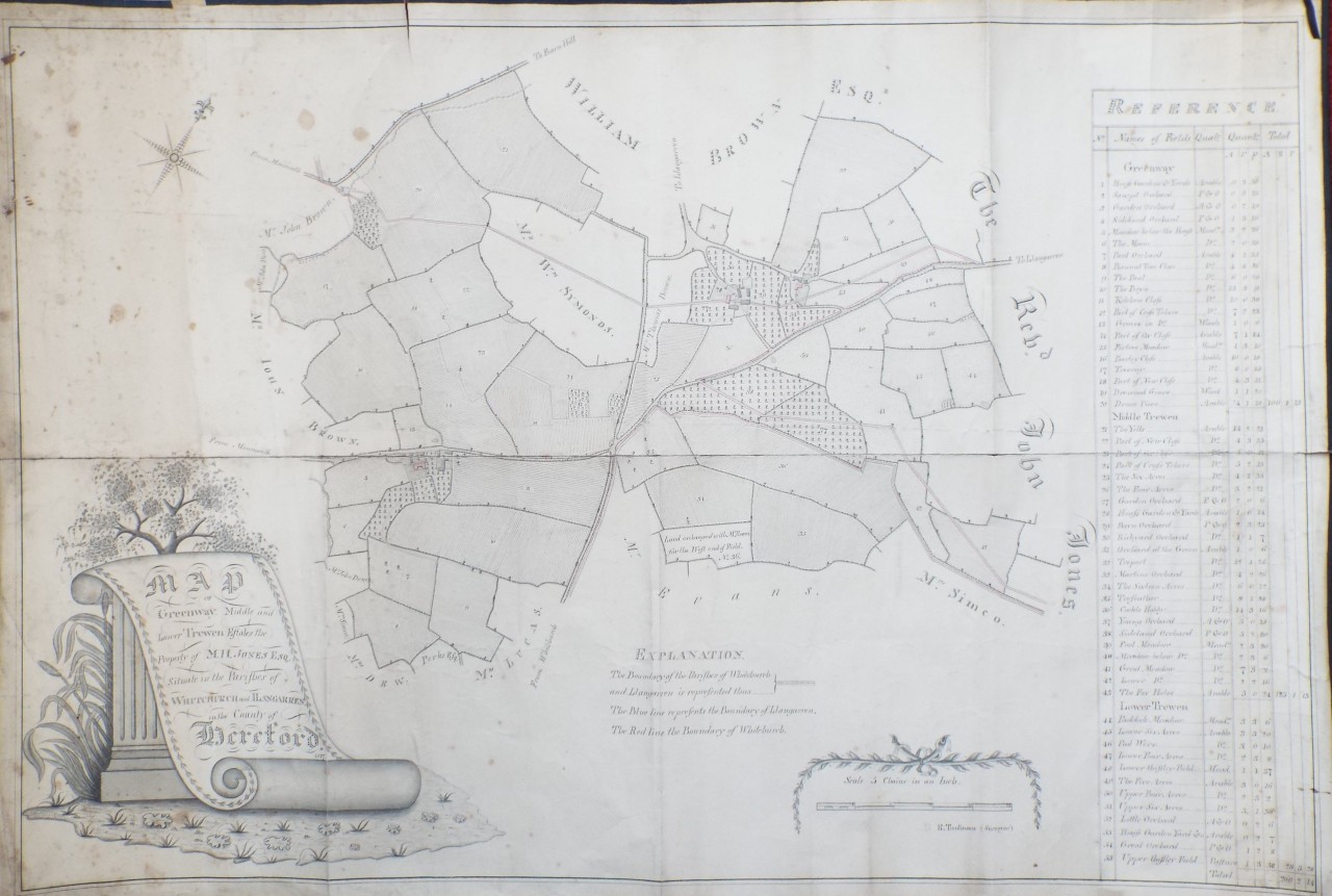 Map of Trewen - Trewen