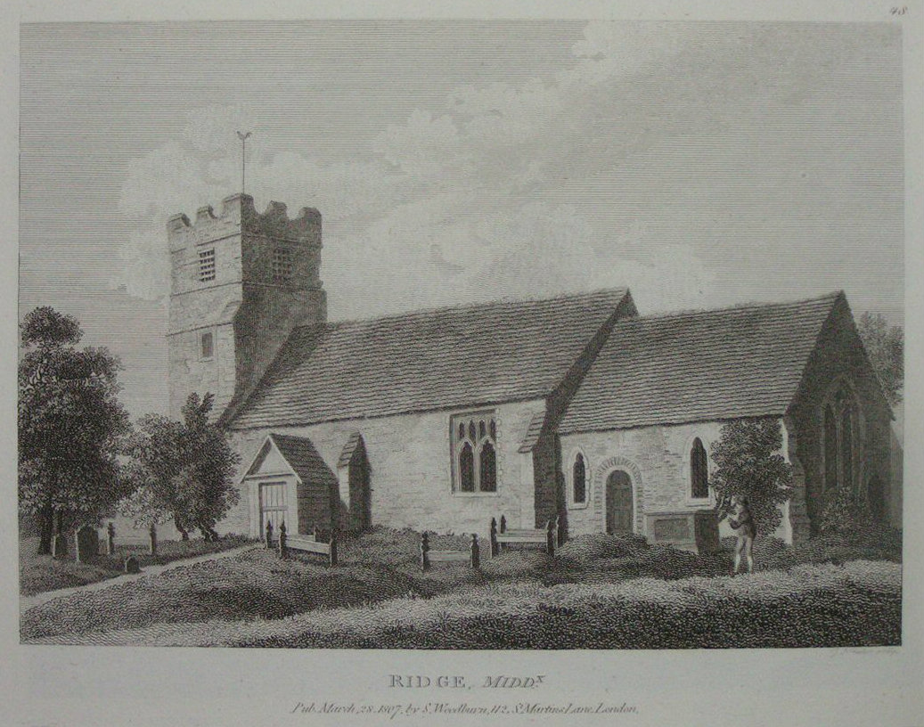 Print - Ridge, Middx - Newton