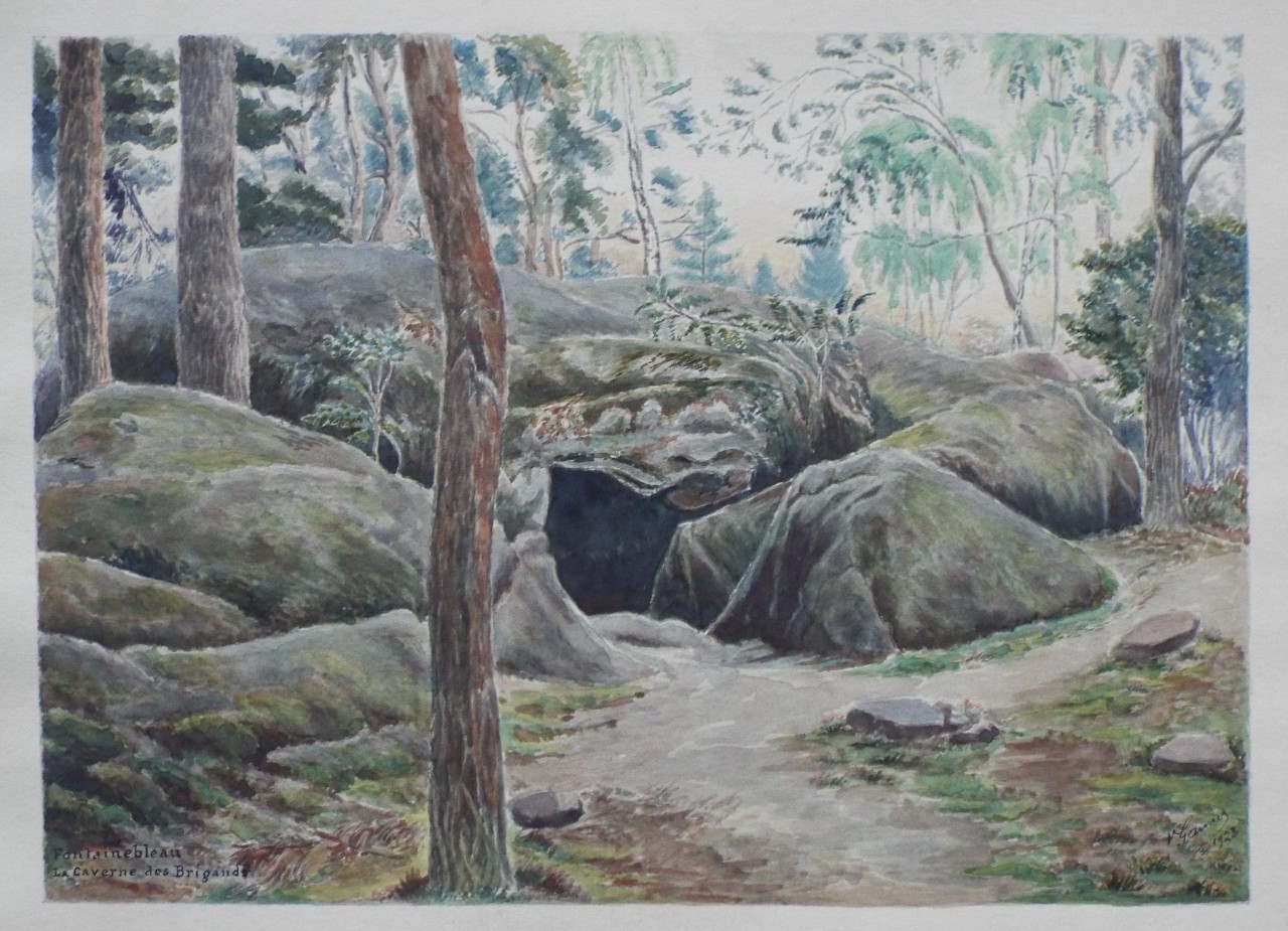 Watercolour - Fontainebleau