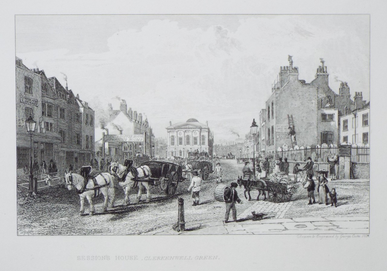 Print - Sessions House, Clerkenwell Green - Cooke