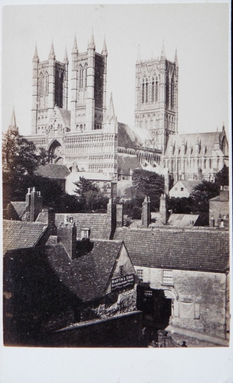 Photograph - Lincoln Cathedral SW