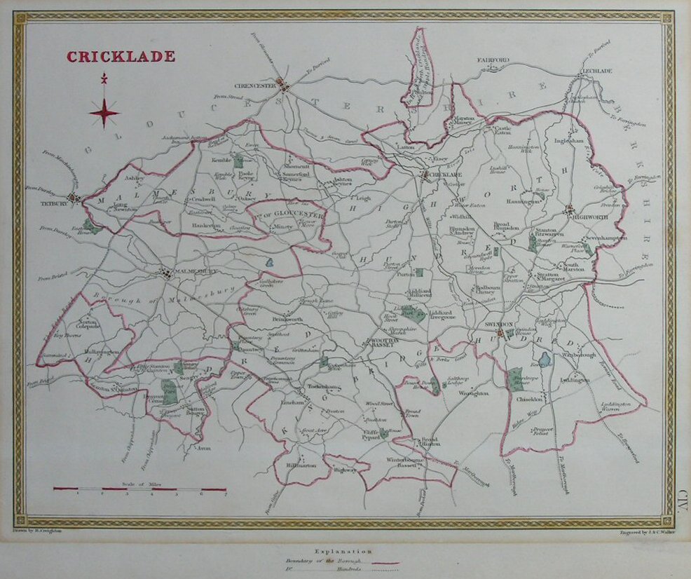 Map of Cricklade - Cricklade