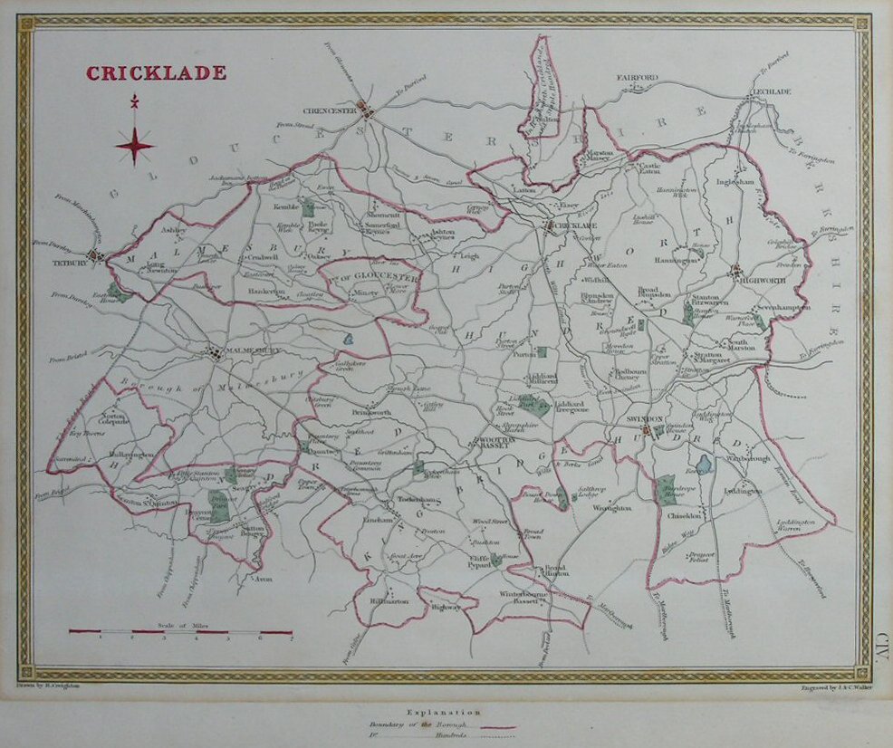 Map of Cricklade - Cricklade