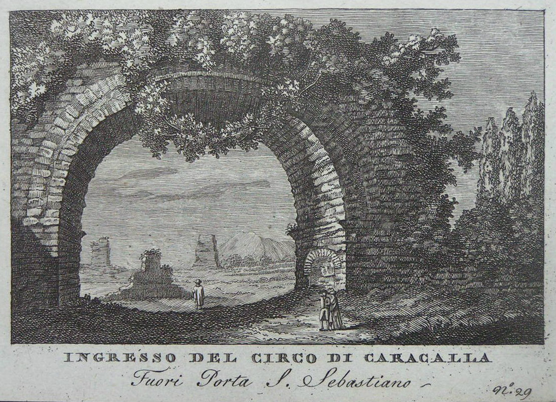 Print - Ingresso del Circo di Caracalla Fuori Porta S. Sebastiano