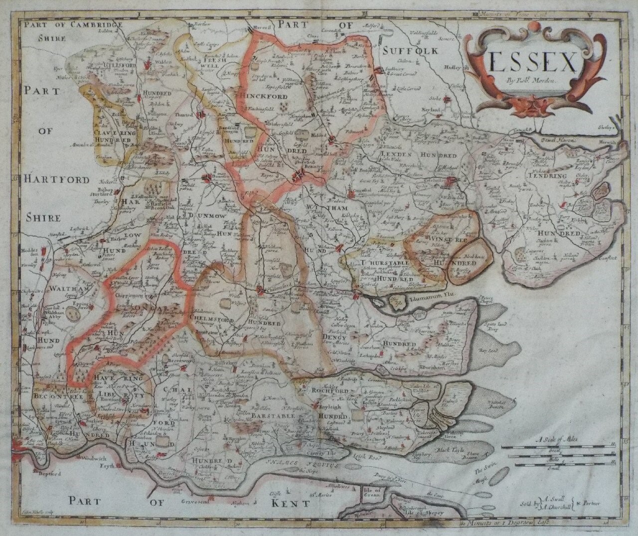 Map of Essex - Morden