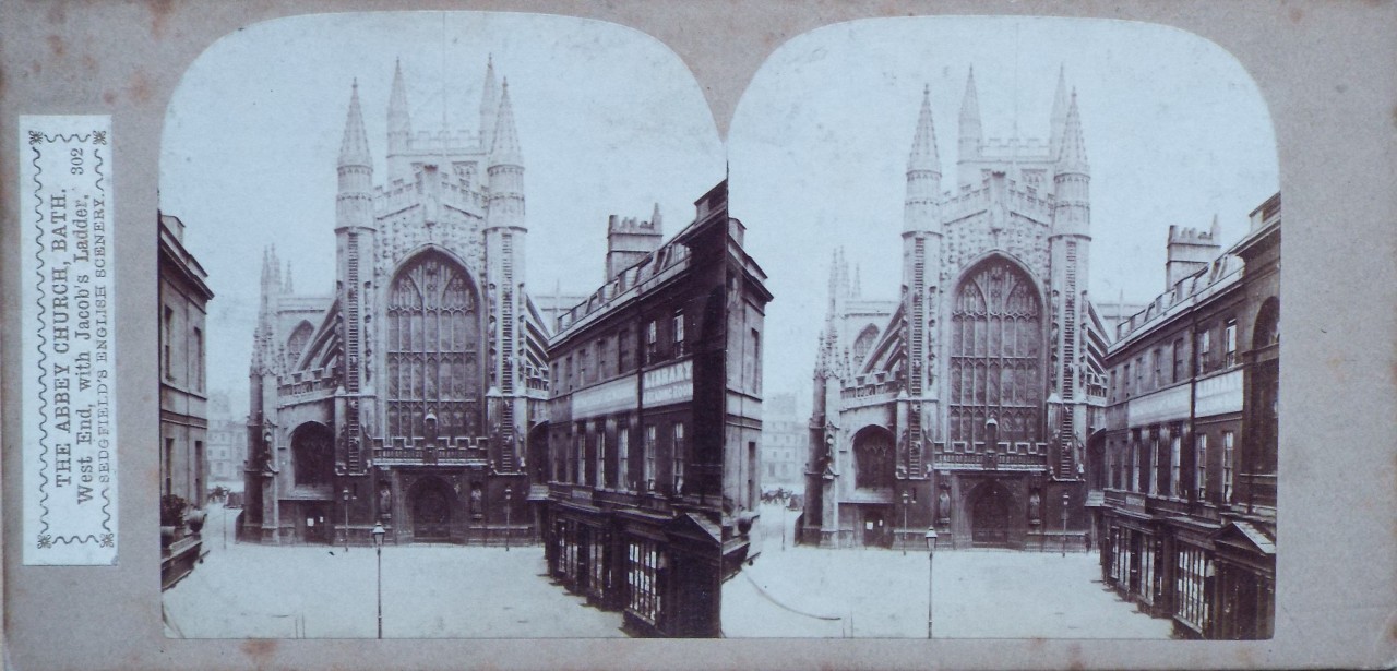 Photograph - Bath Abbey West Front