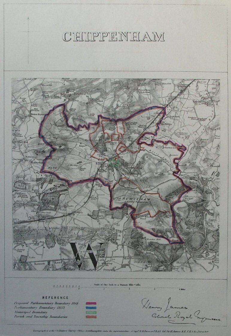 Map of Chippenham - Chippenham