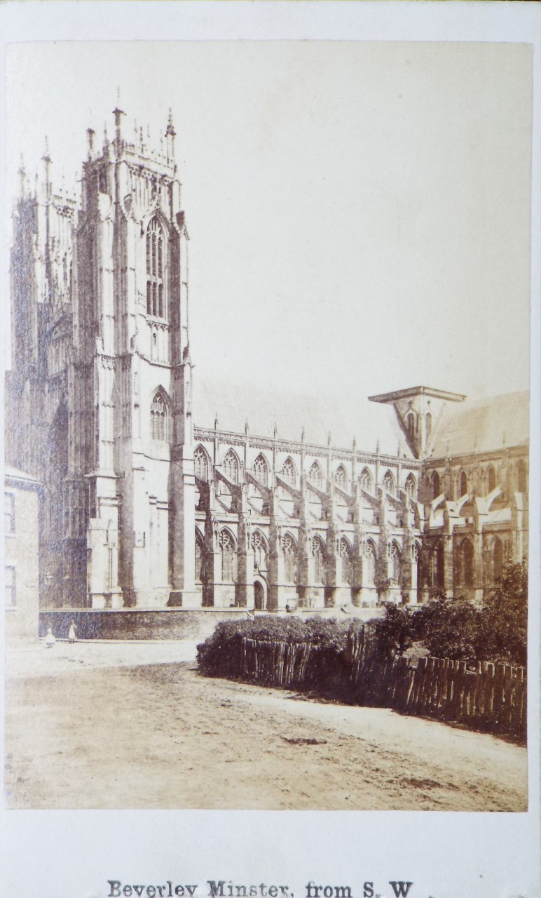 Photograph - Beverley Minster, from S. W.