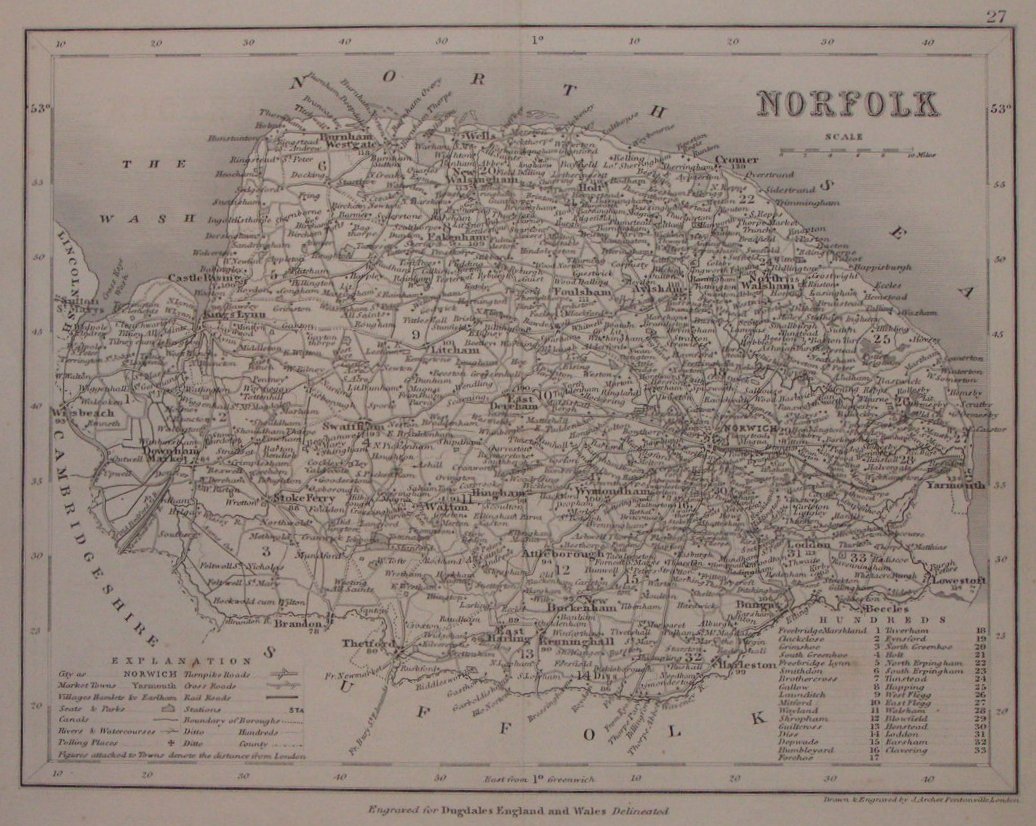 Map of Norfolk - Archer