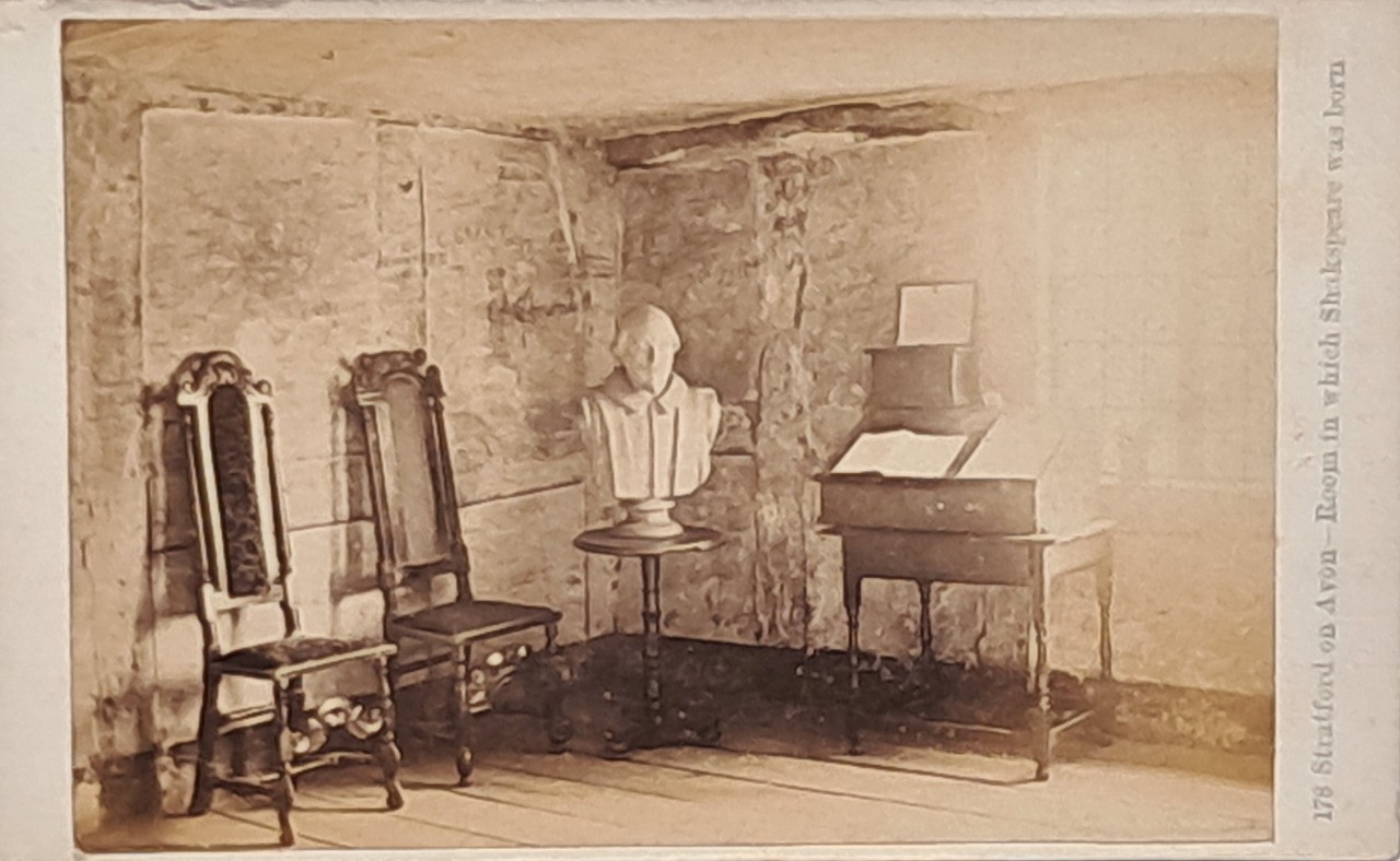 Photograph - Stratford on Avon - Room in which Shakespeare was born