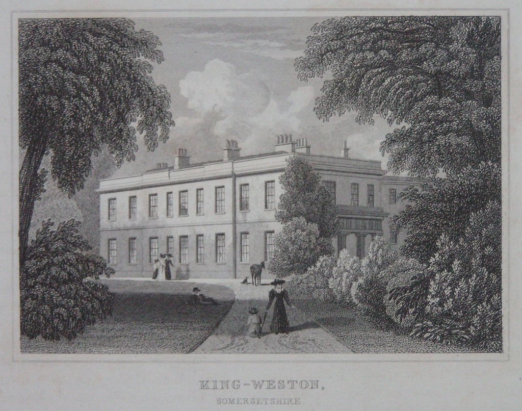 Print - King-Weston, Somersetshire - Bond