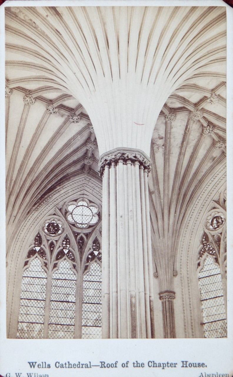 Photograph - Wells Cathedral - Roof of the Chapter House.