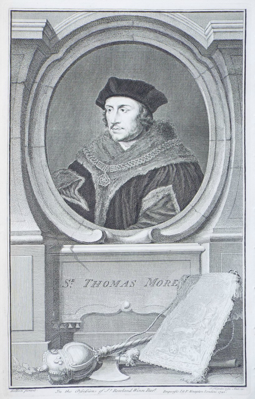 Print - Sr. Thomas More - Houbraken