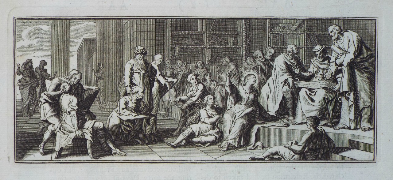 Print - (Jesus with his schoolmaster)