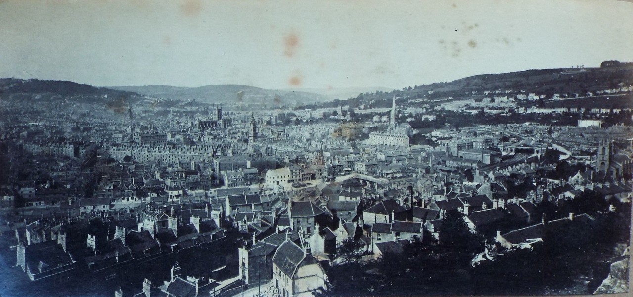 Photograph - Bath from Beechen Cliff looking East