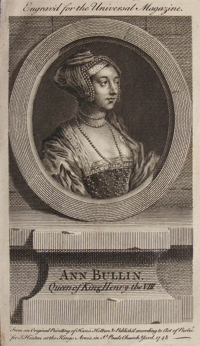 Print - Ann Bullin. Queen of King Henry the VIII