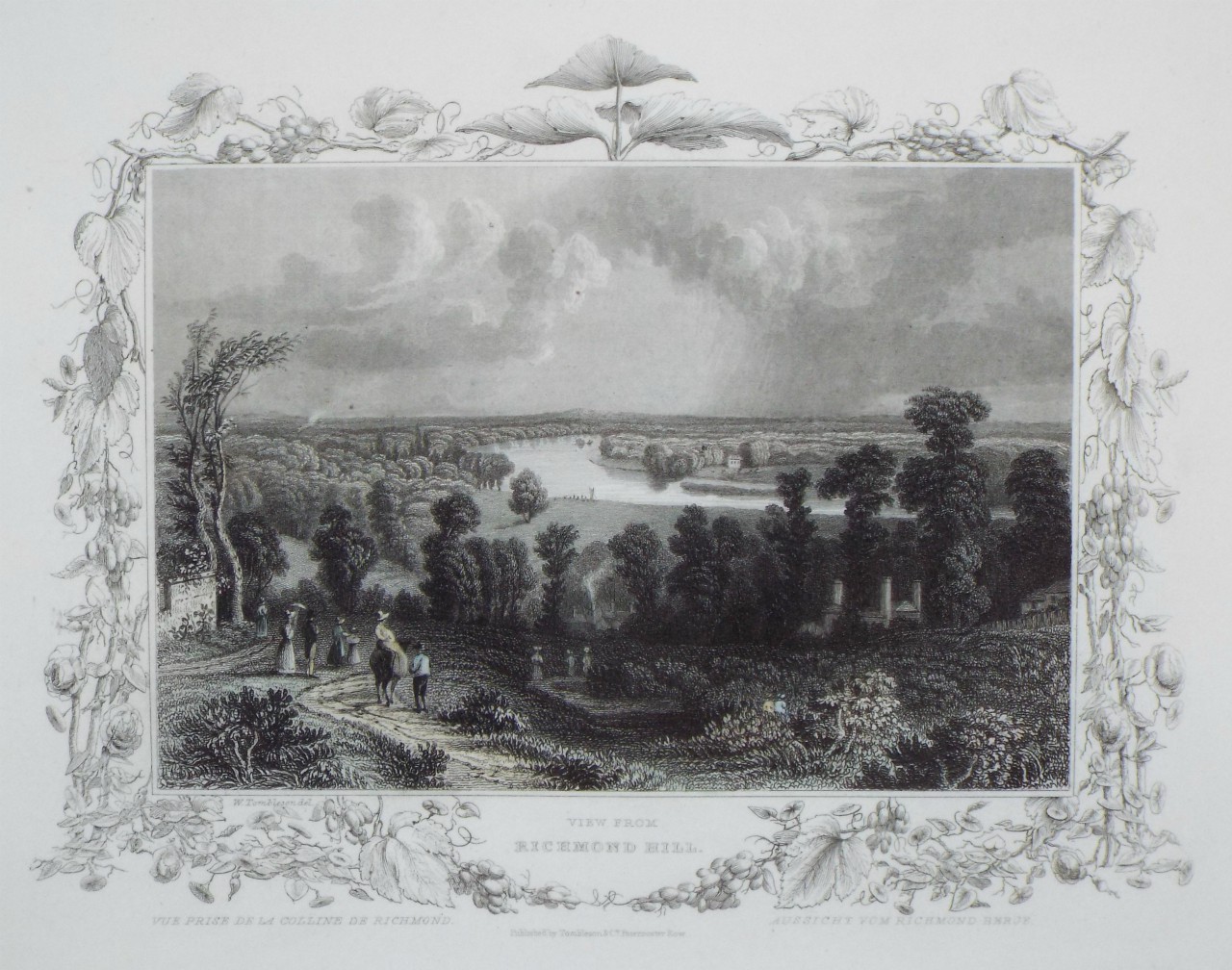 Print - View from Richmond Hill.