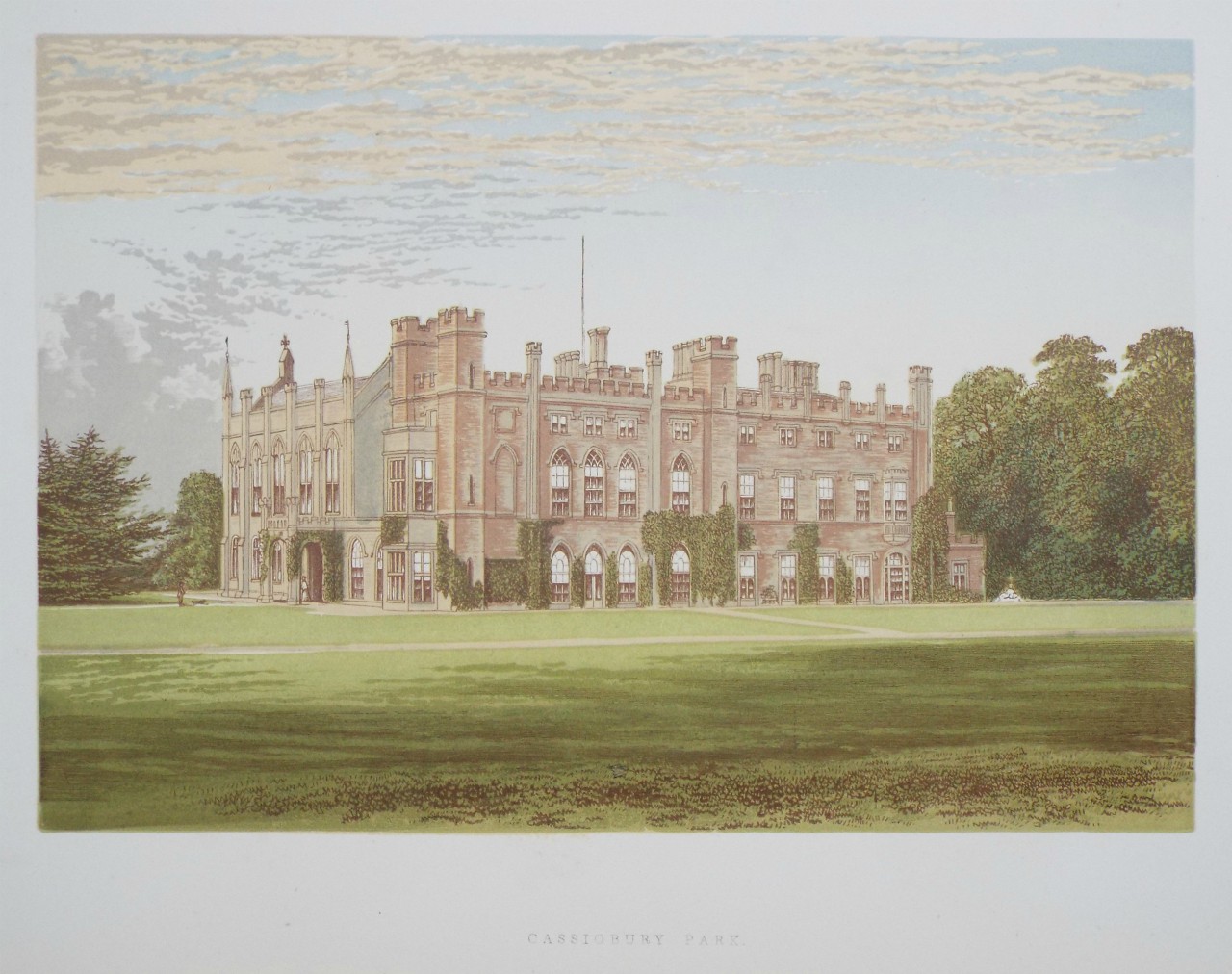 Chromo-lithograph - Cassiobury Park.