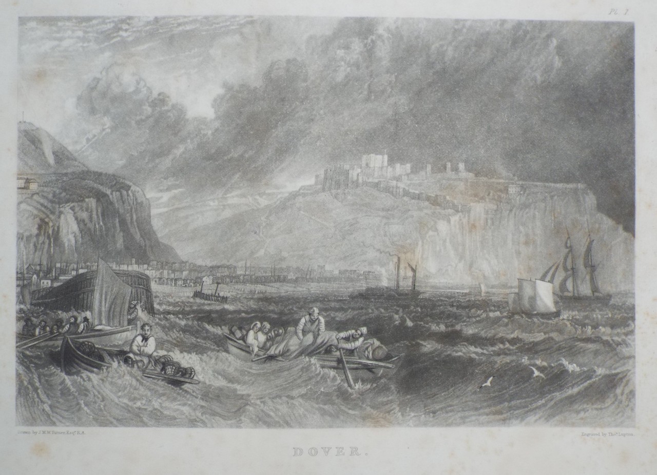 Steel mezzotint - Dover. - Lupton