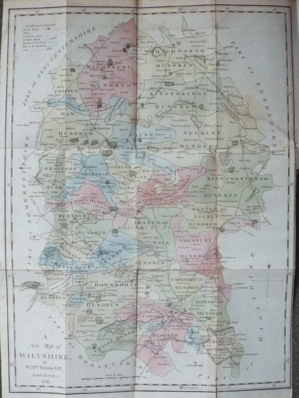 Map of Wiltshire