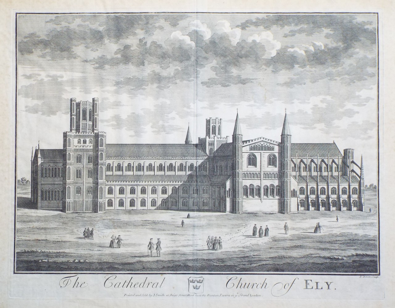 Print - The Cathedral Church of Ely. - Bowles