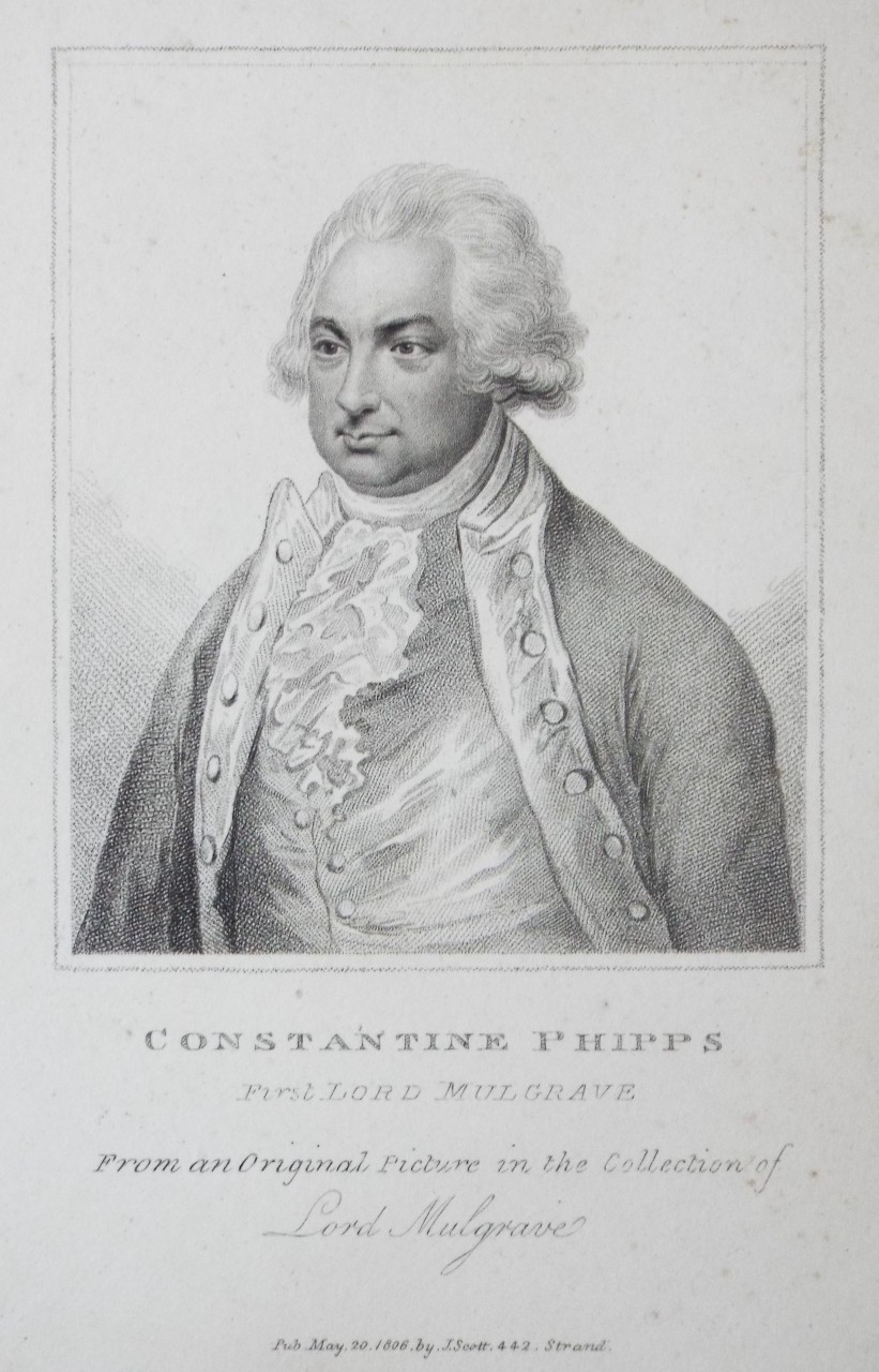 Print - Constantine Phipps First Lord Mulgrave