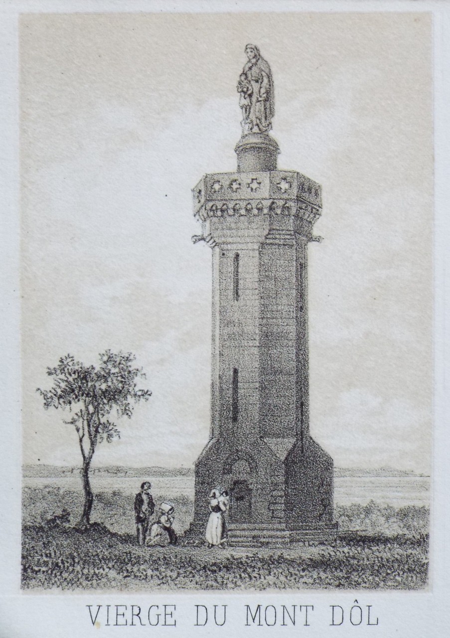 Lithograph - Vierge du Mont Dol