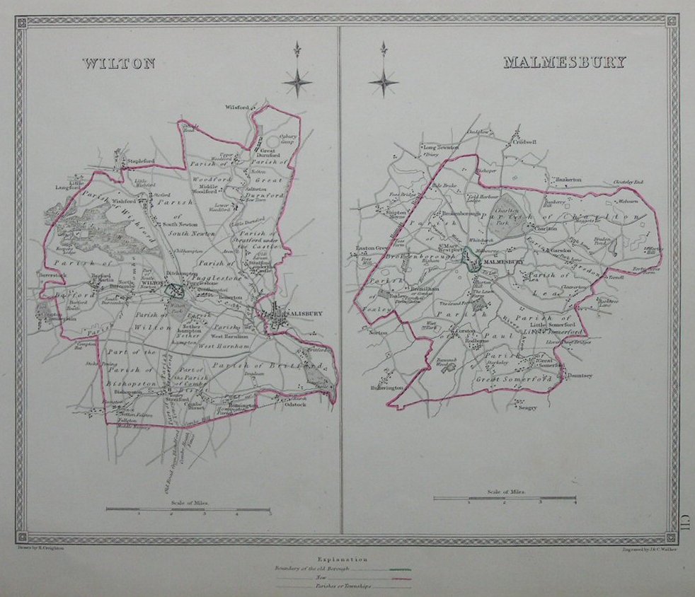 Map of Malmesbury - Malmesbury