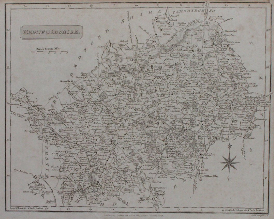 Map of Hertfordshire - Neele