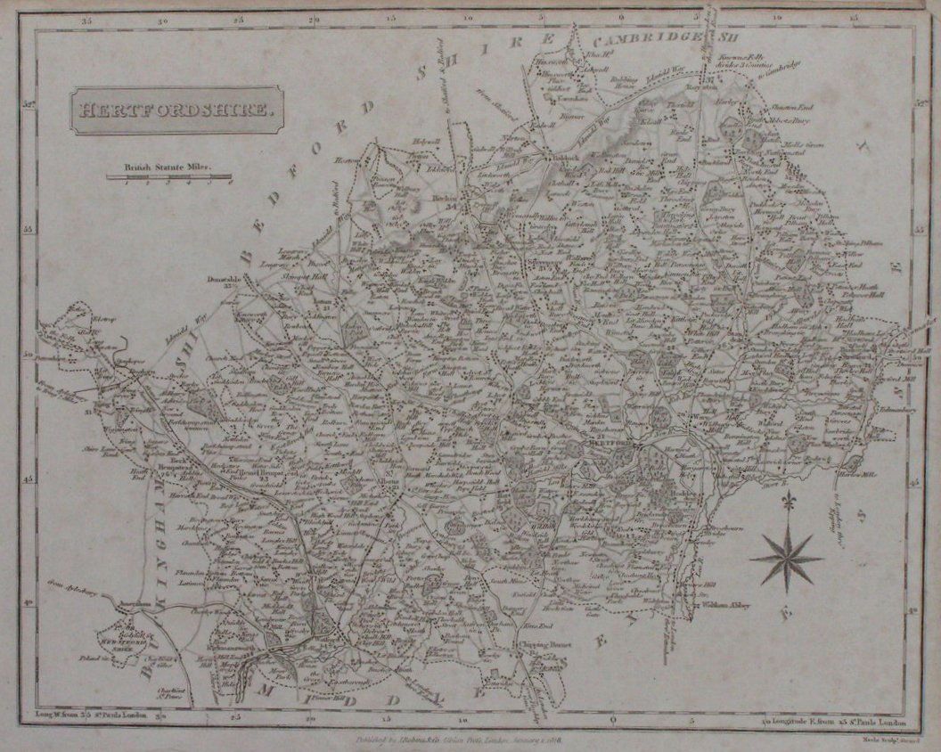 Map of Hertfordshire - Neele