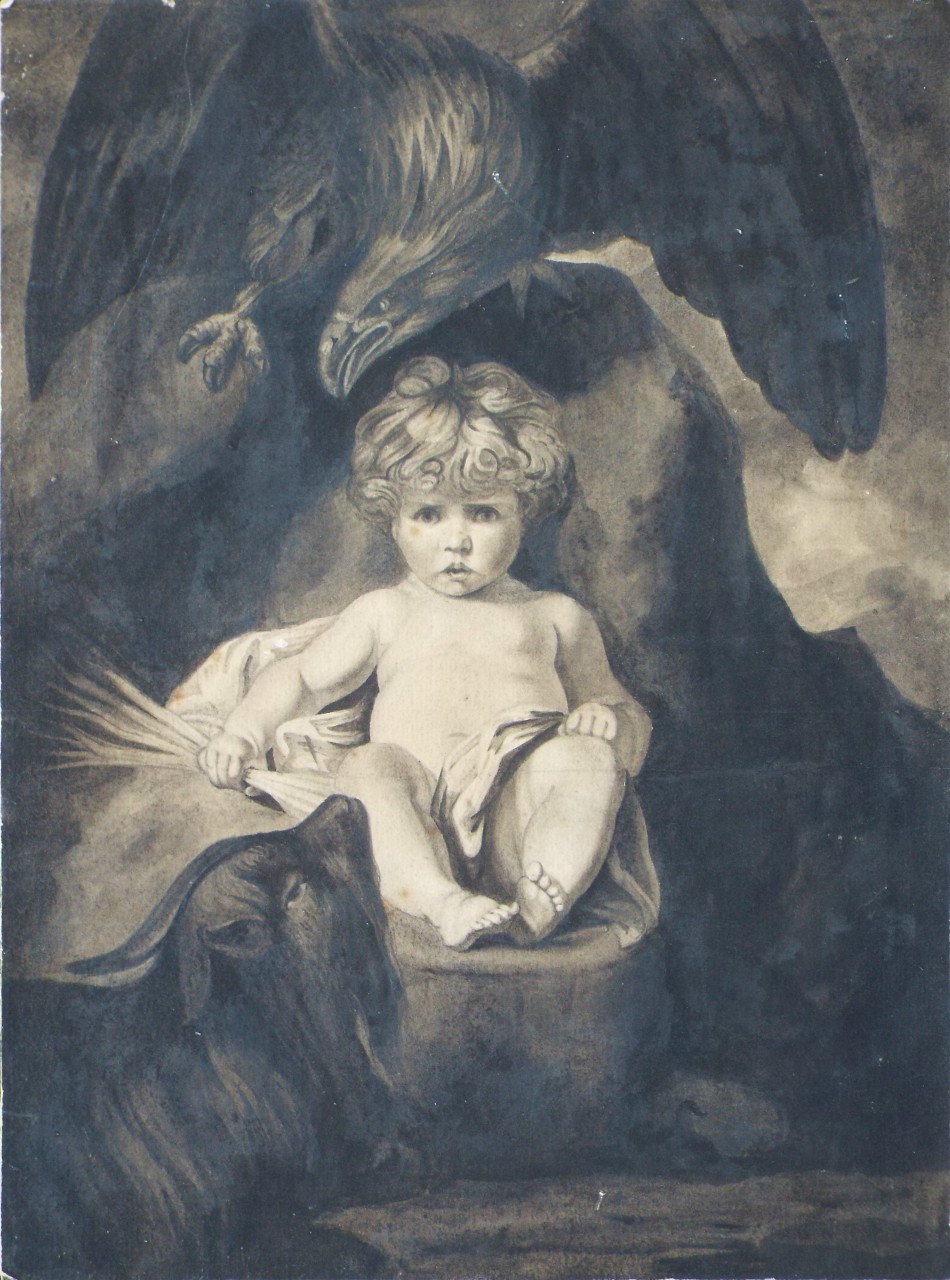 Watercolour - The Infant Jupiter