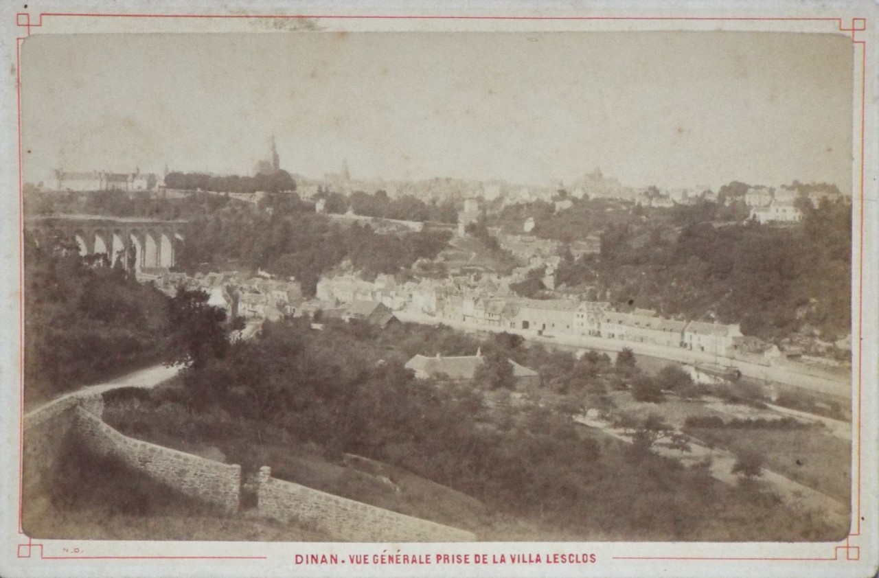 Photograph - Dinan. Vue Generale prise de la Villa Lesclos